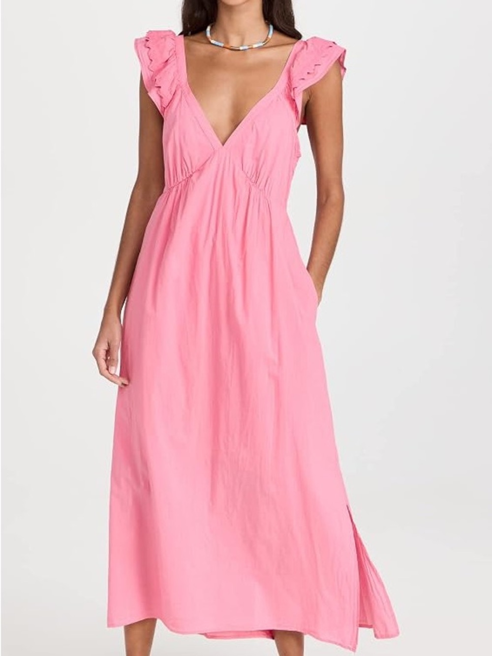 Like New - XíRENA Leia Pink Midi Dress (S)